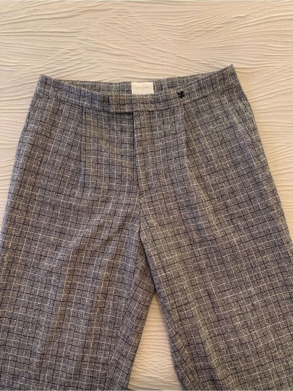 Aime Leon Dore Molloy & Sons 100% Wool Tweed Pleated Pants, size M/33x31.5
